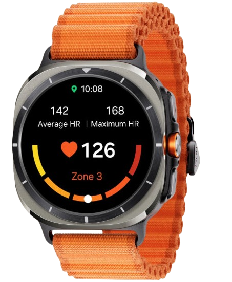Chytré hodinky SAMSUNG Galaxy Watch Ultra 47mm Titanium GraySport BandOrange