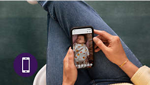 Dětská chůvička PHILIPS Avent dětská chytrá kamera SCD64326