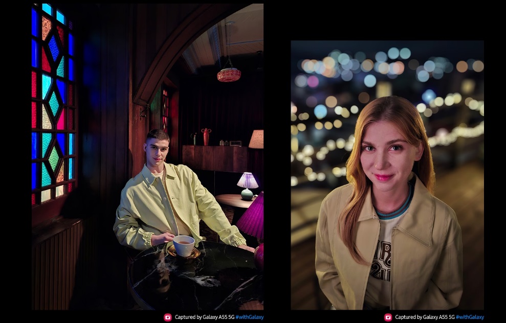 Mobilní telefon SAMSUNG Galaxy A55 5G 8GB128GB Awesome Iceblue