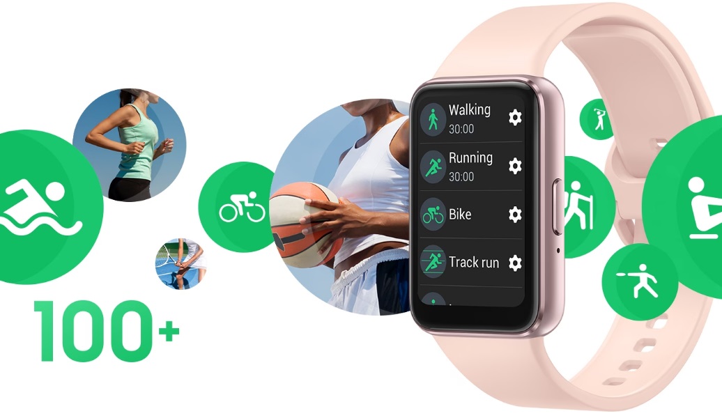 Fitness náramek SAMSUNG Galaxy Fit3 Silver