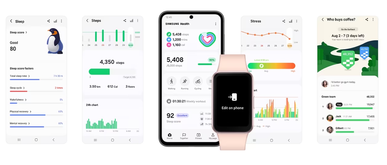 Fitness náramek SAMSUNG Galaxy Fit3 Gray