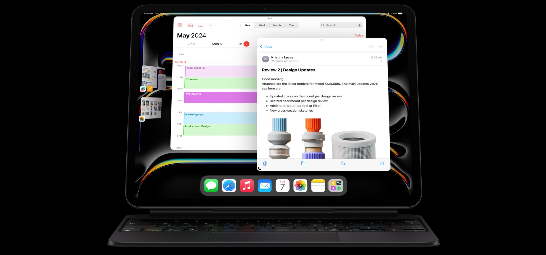 Tablet APPLE iPad Pro 13 WiFi + Cellular 2TB  Silver 2024