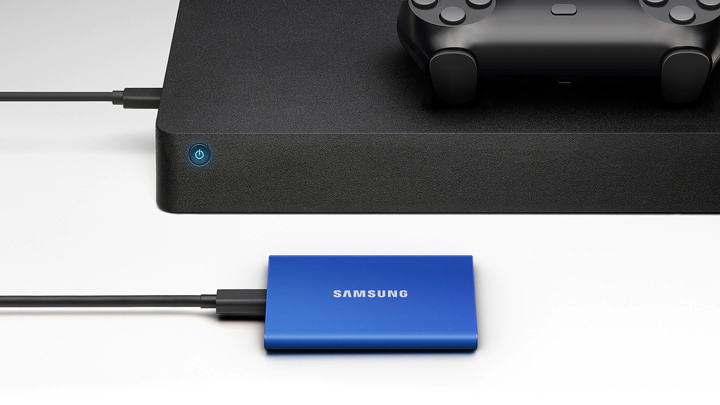 Externí SSD disk SAMSUNG T7 2TB šedý