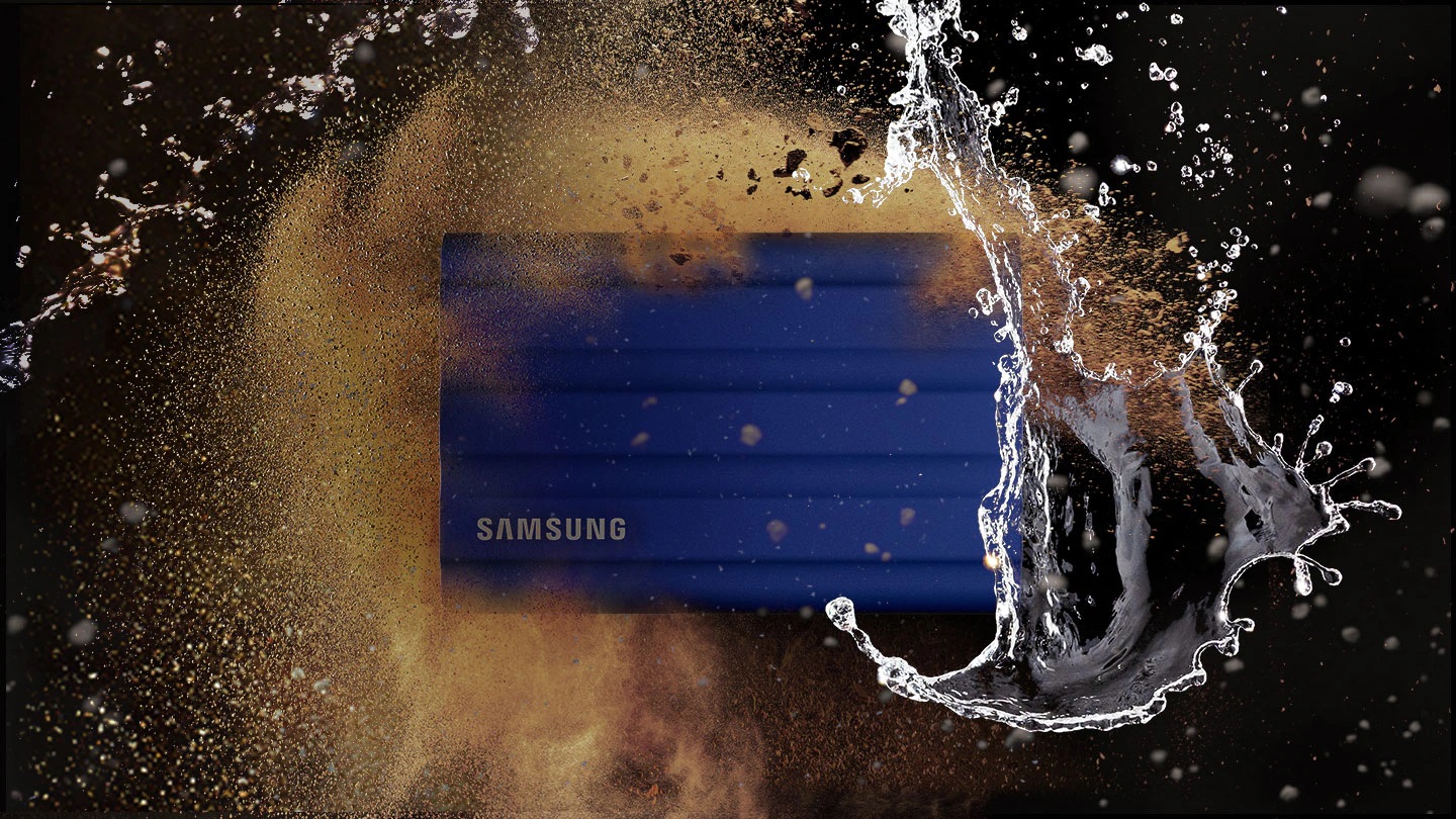Externí SSD disk SAMSUNG T7 Shield 2TB béžový