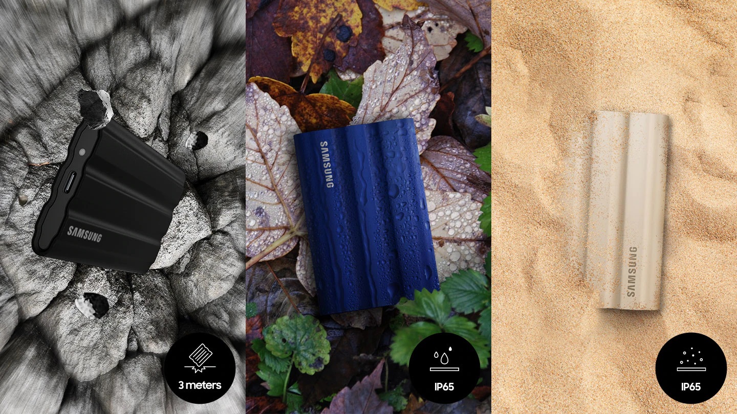 Externí SSD disk SAMSUNG T7 Shield 2TB béžový