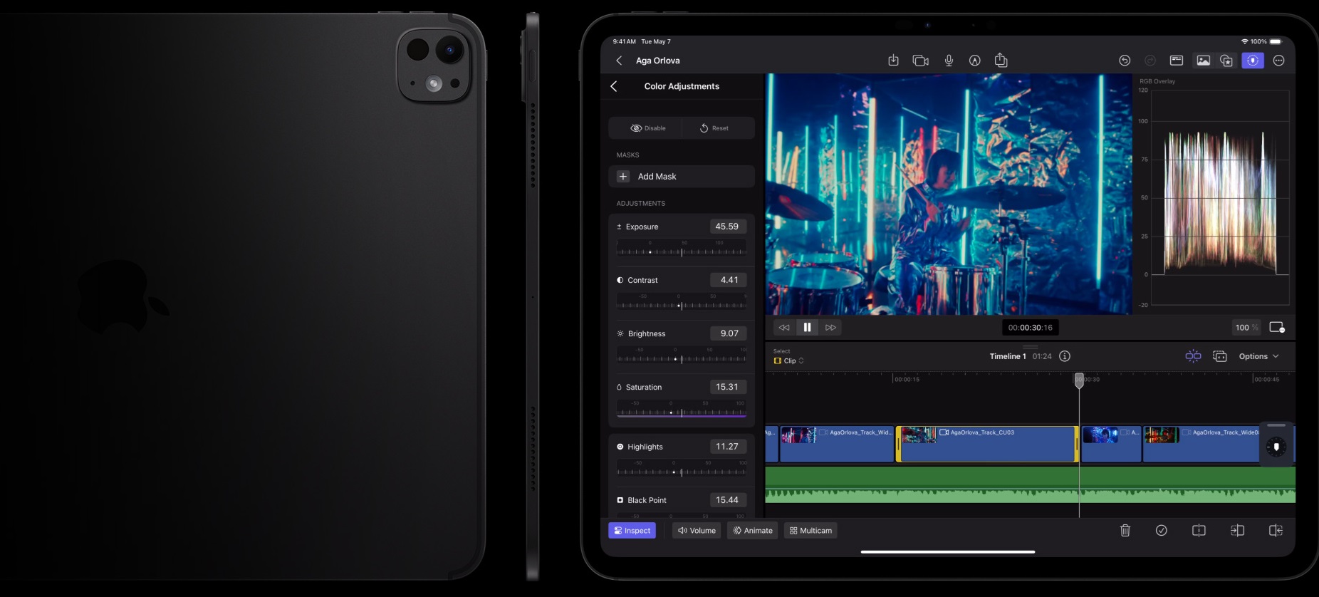 Tablet APPLE iPad Pro 13 WiFi 512GB  Space Black 2024