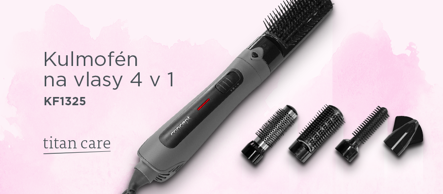 Kulmofén na vlasy 4 v 1 CONCEPT TITAN CARE KF1325