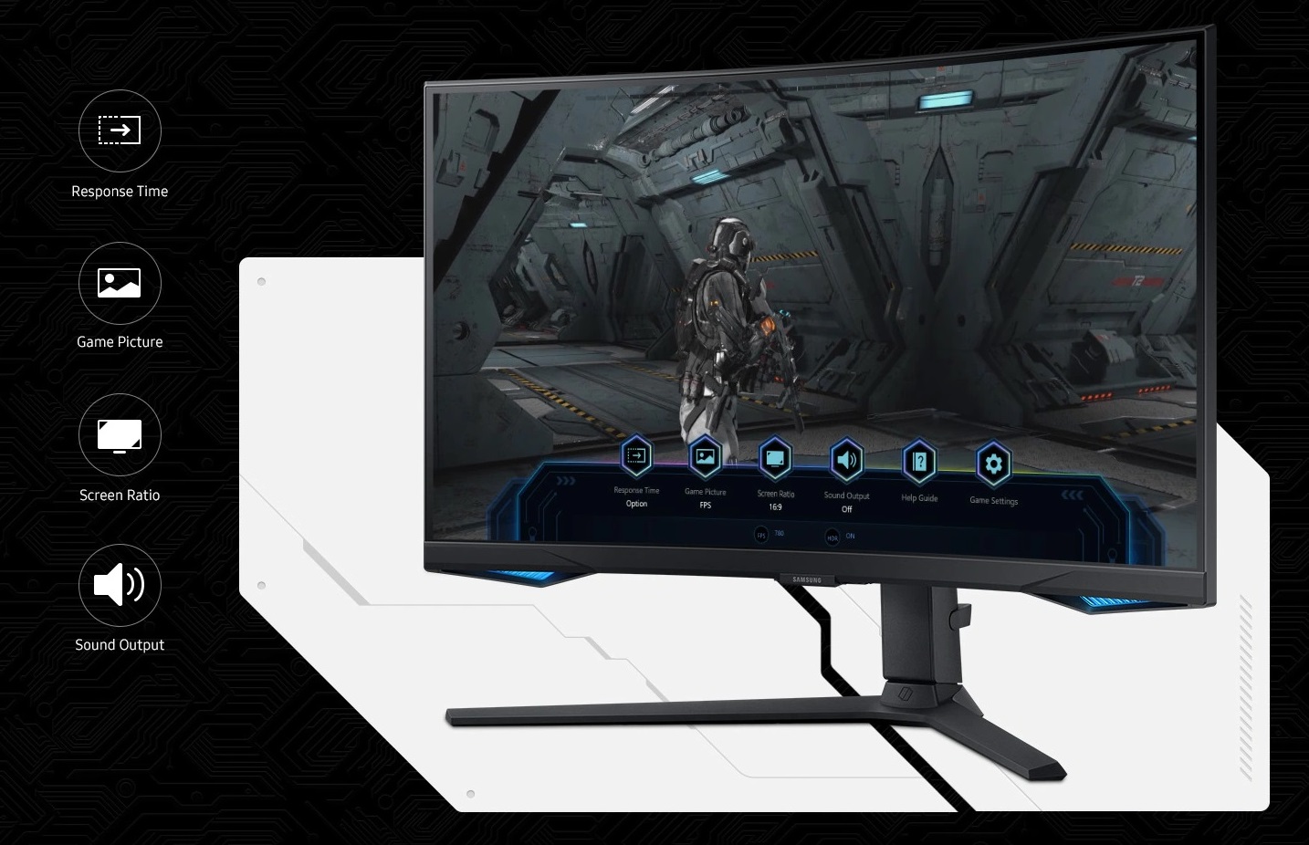 Prohnutý 27 LED monitor SAMSUNG Odyssey G6 S27BG650EU