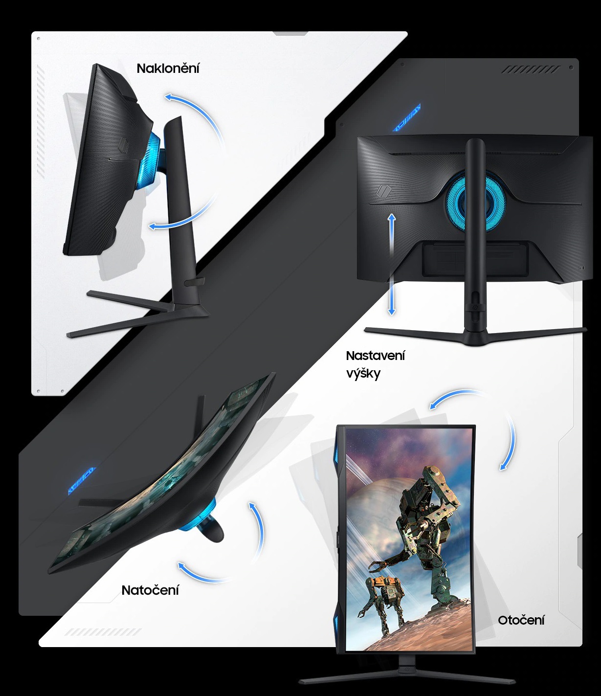 Prohnutý 27 LED monitor SAMSUNG Odyssey G6 S27BG650EU