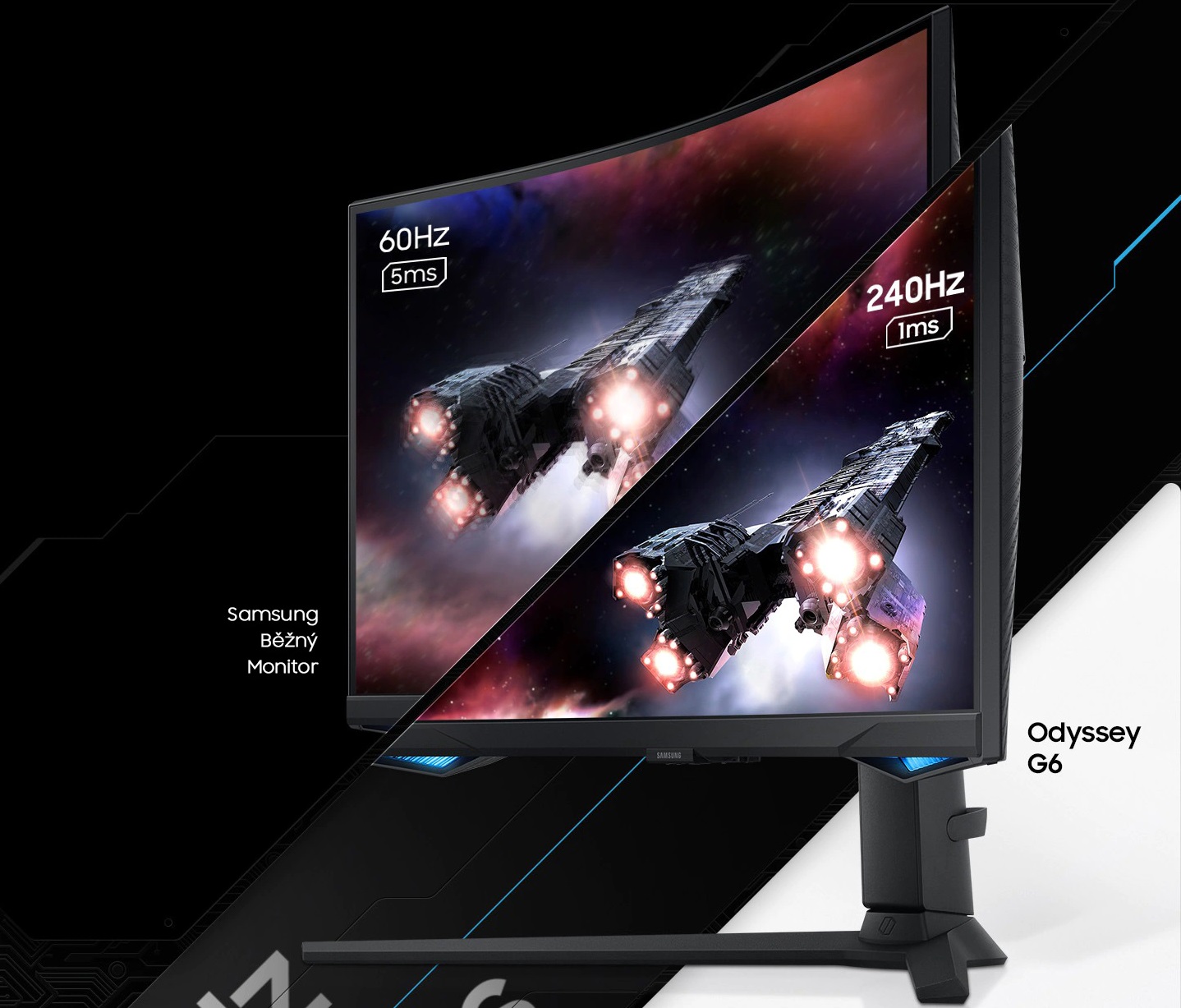 Prohnutý 32 LED monitor SAMSUNG Odyssey G6 S32BG650EU