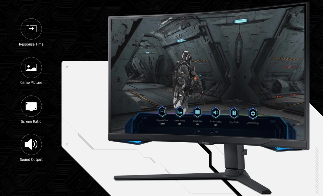 Prohnutý 32 LED monitor SAMSUNG Odyssey G6 S32BG650EU