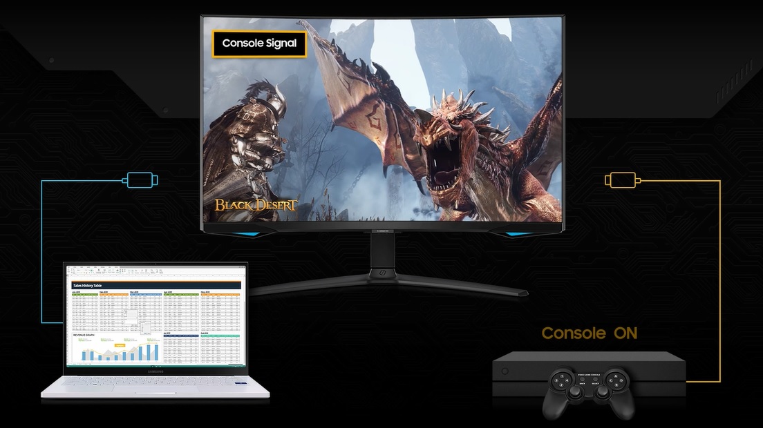 Prohnutý 32 LED monitor SAMSUNG Odyssey G6 S32BG650EU