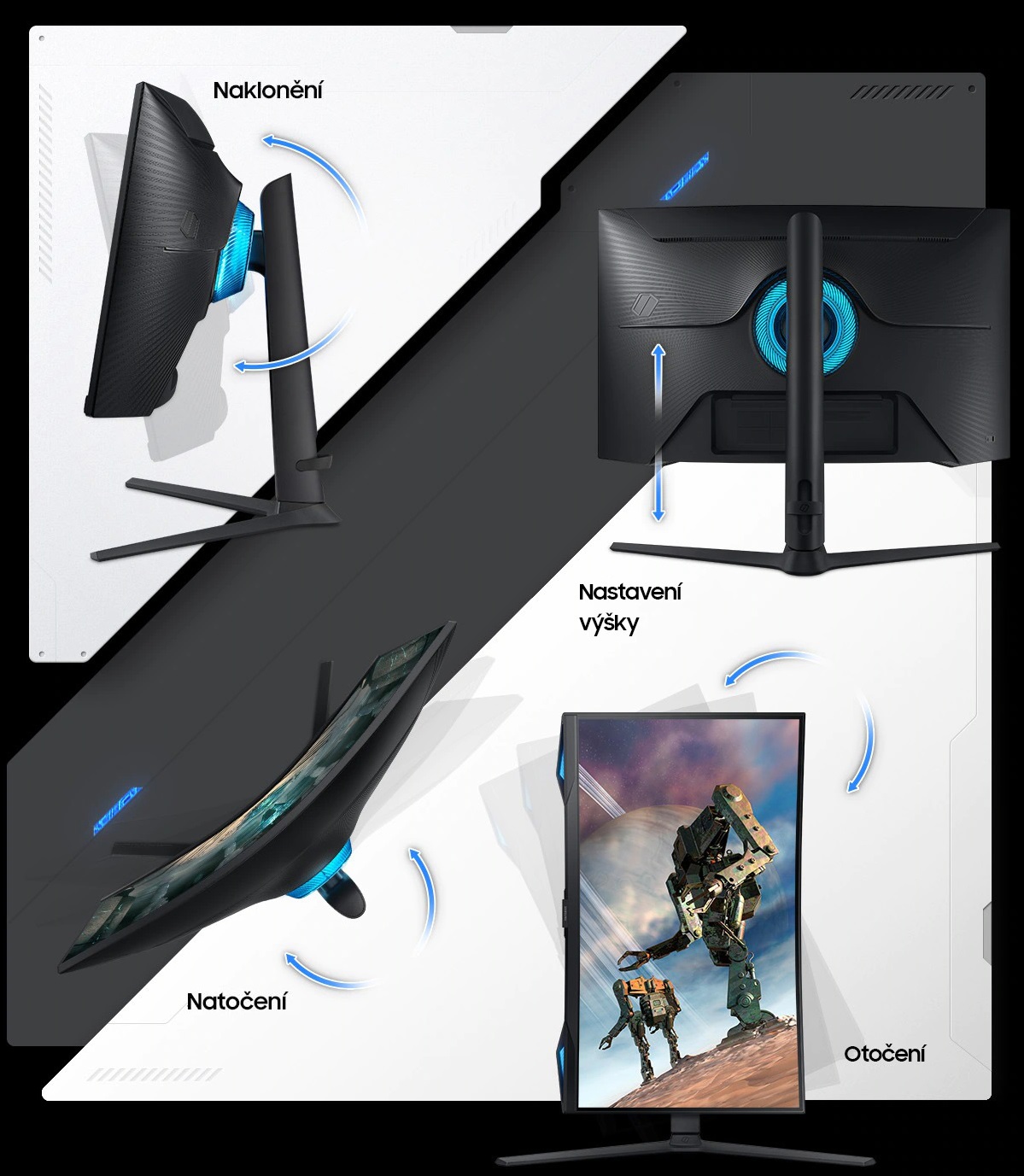 Prohnutý 32 LED monitor SAMSUNG Odyssey G6 S32BG650EU