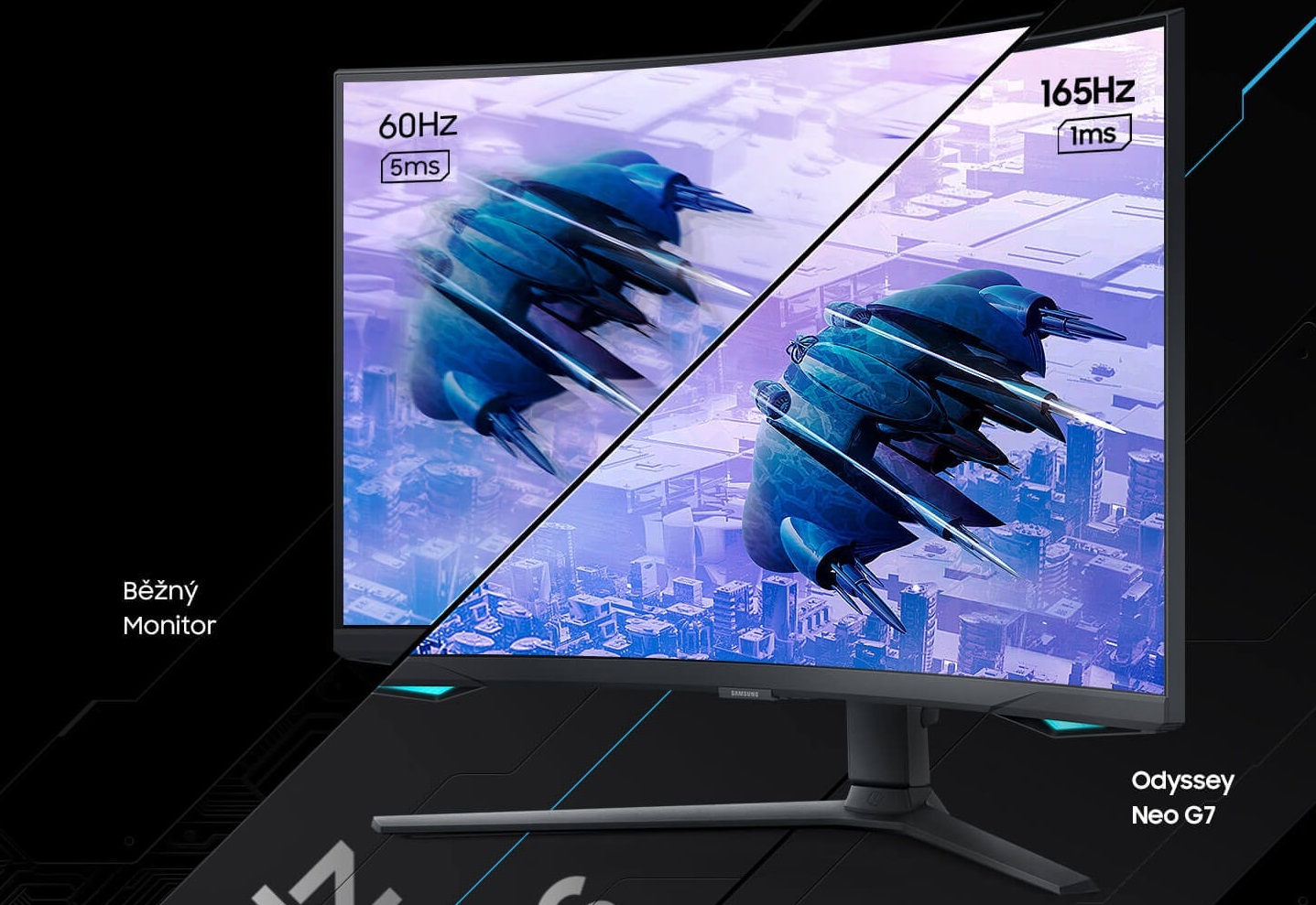Prohnutý 32 LED monitor SAMSUNG Odyssey G7 Neo S32BG750NP