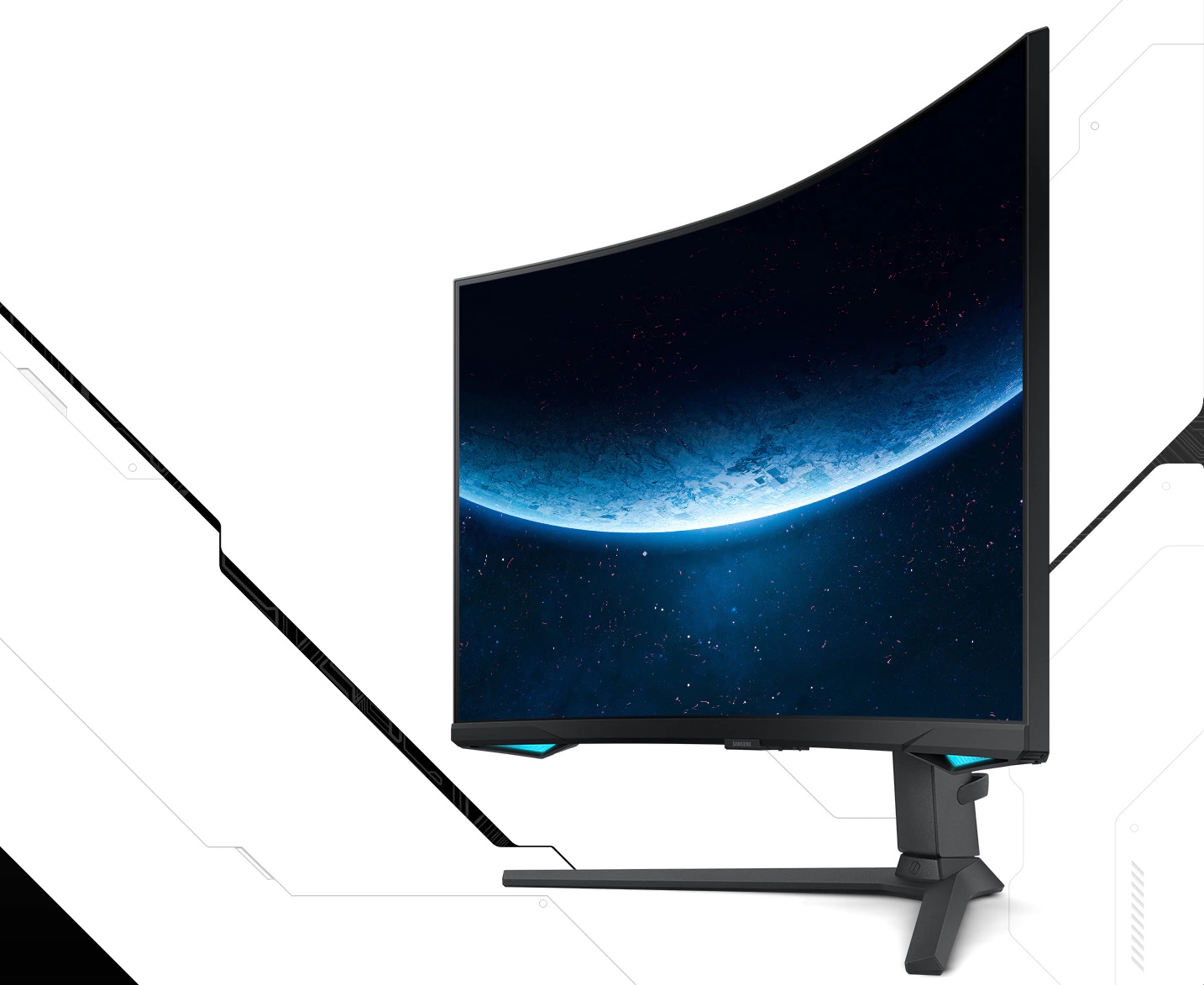 Prohnutý 32 LED monitor SAMSUNG Odyssey G7 Neo S32BG750NP