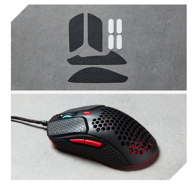 Myš HP HyperX Pulsefire Haste černočervená blackred