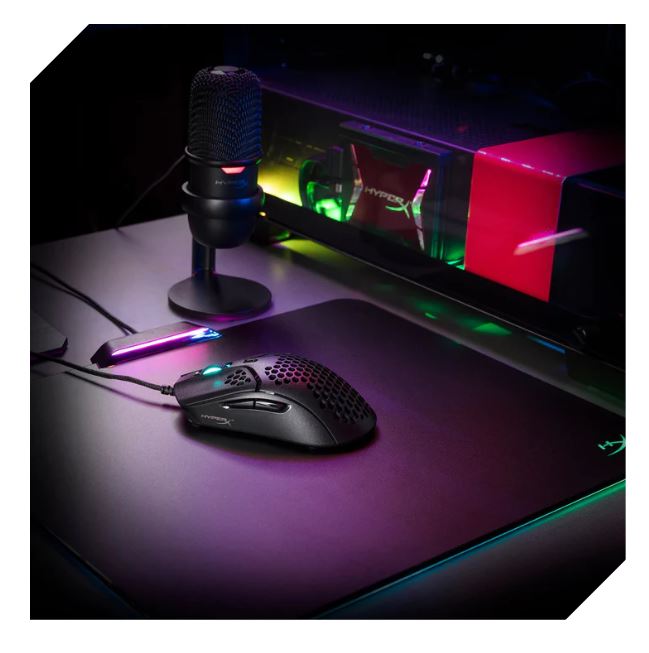 Myš HP HyperX Pulsefire Haste černočervená blackred