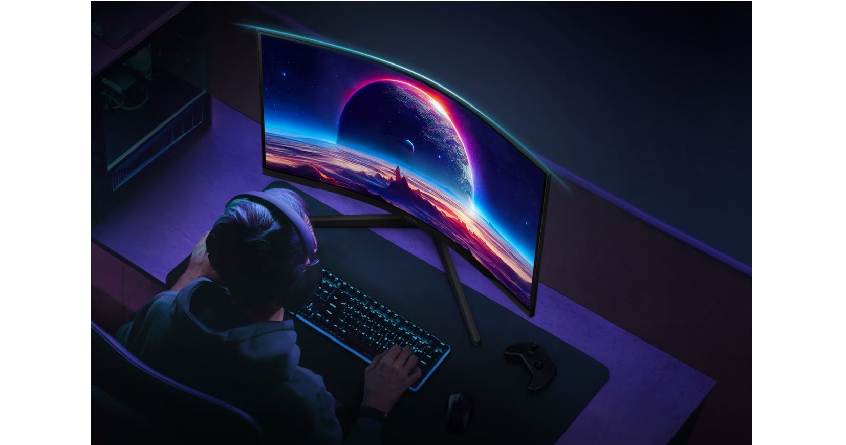 27 LED monitor SAMSUNG Odyssey G5 G55C 165Hz