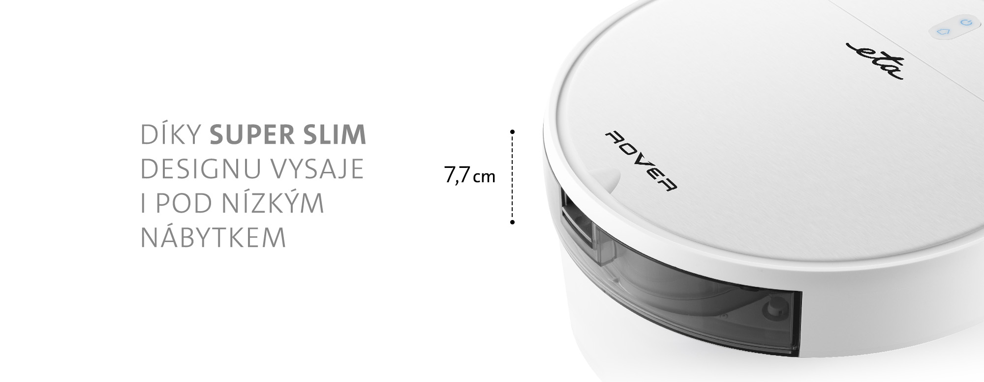 Robotický vysavač ETA Rover 1248 90000 bílá white
