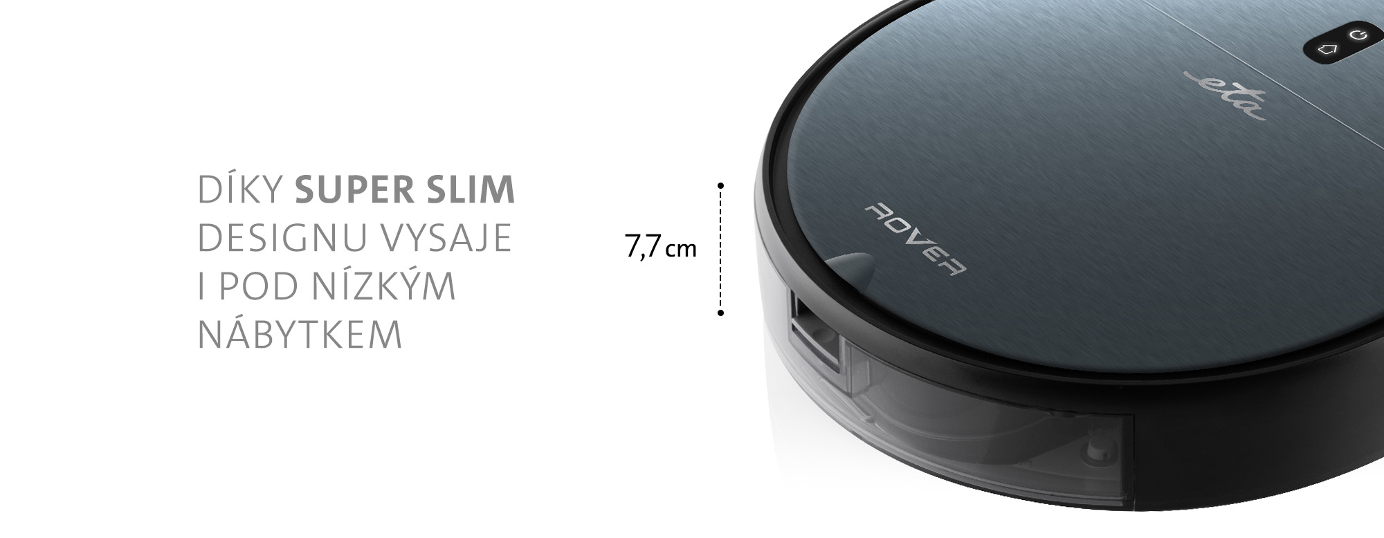 Robotický vysavač ETA Rover 1248 90010 černý black
