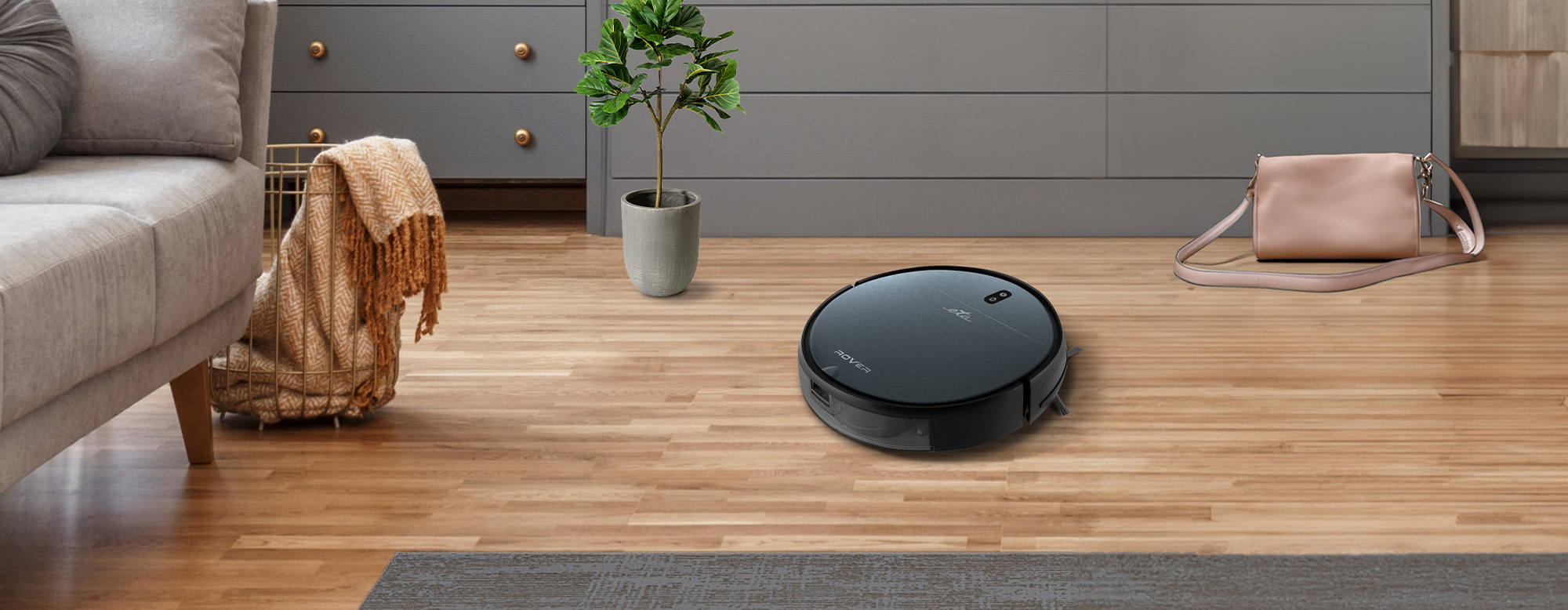 Robotický vysavač ETA Rover 1248 90010 černý black