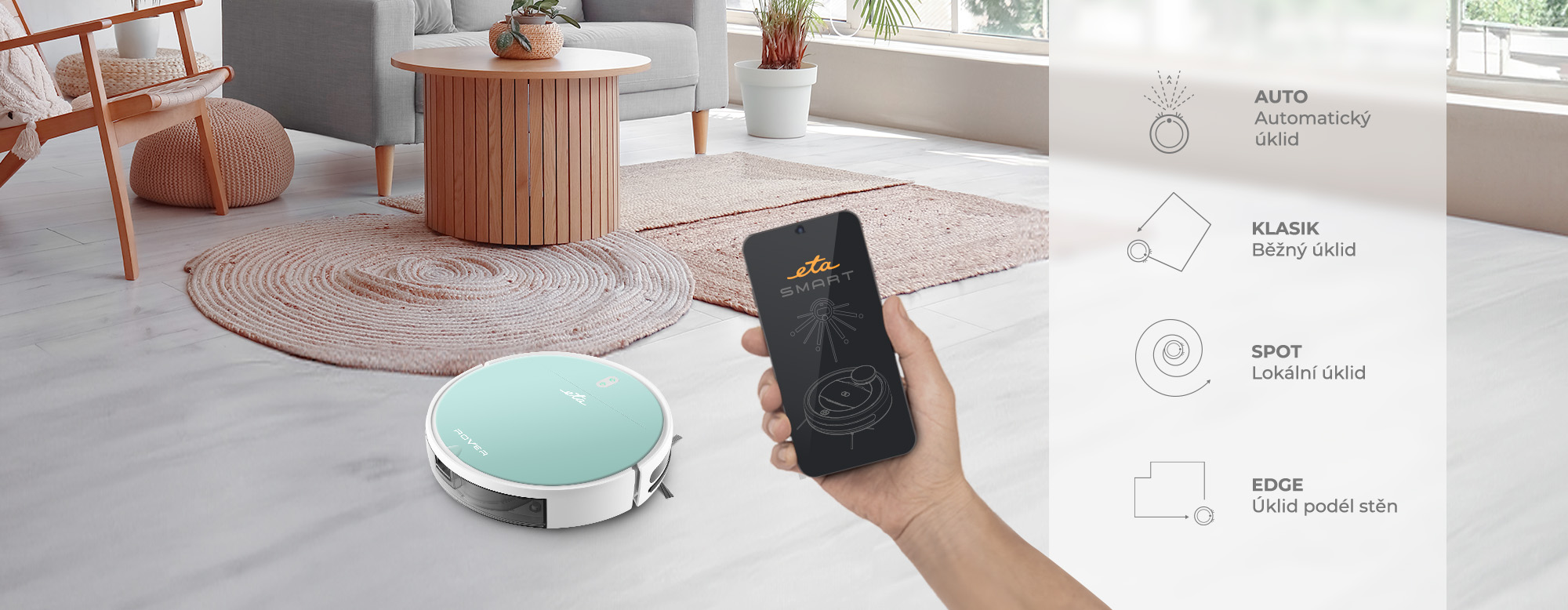 Robotický vysavač ETA Rover 1248 90020