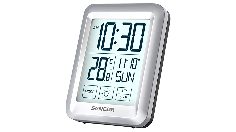 Teploměr s hodinami SENCOR SWS 1918
