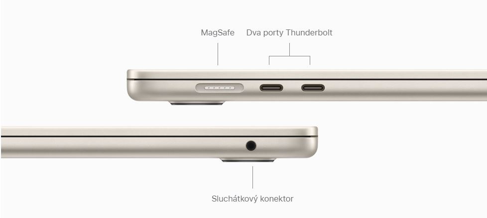 Notebook APPLE MacBook Air 13 M3 10GPU 24GB 512GB  Starlight