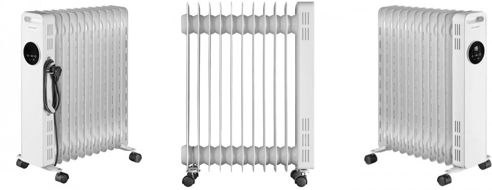 Olejový radiátor CONCEPT RO3411 bílá white