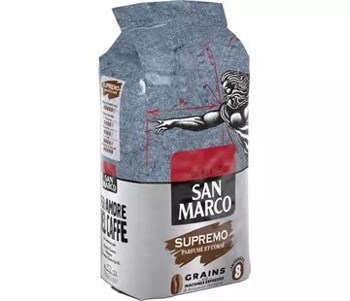 Zrnková káva San Marco SUPREMO 1 kg
