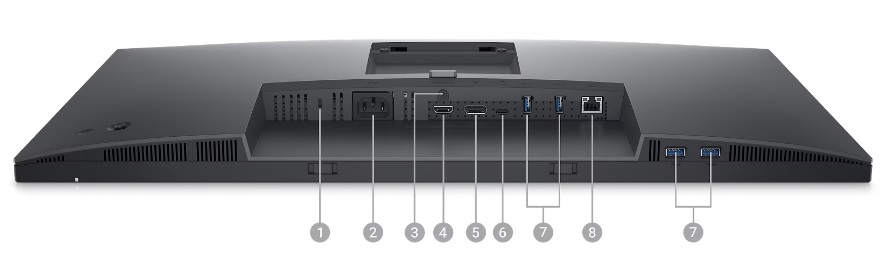 27 LED monitor DELL P2723QE 2696 IPS černý black