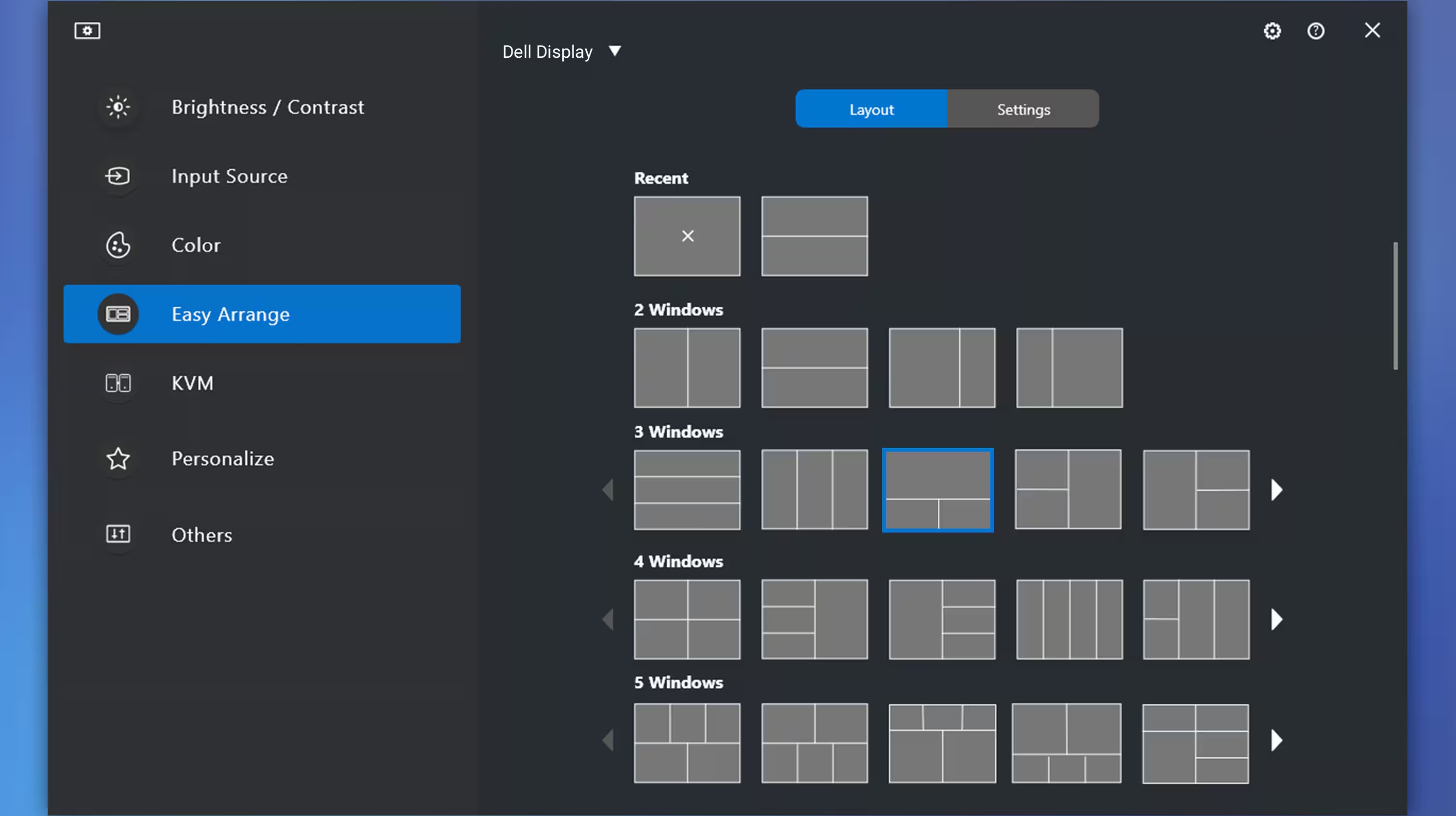 23 LED monitor DELL E2425HS 2381 černý black