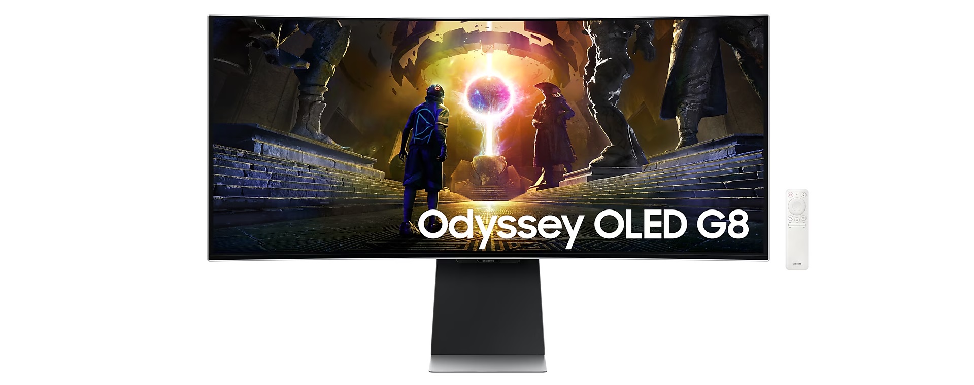 34 LED monitor SAMSUNG Odyssey OLED G8 G855D34 stříbný silver