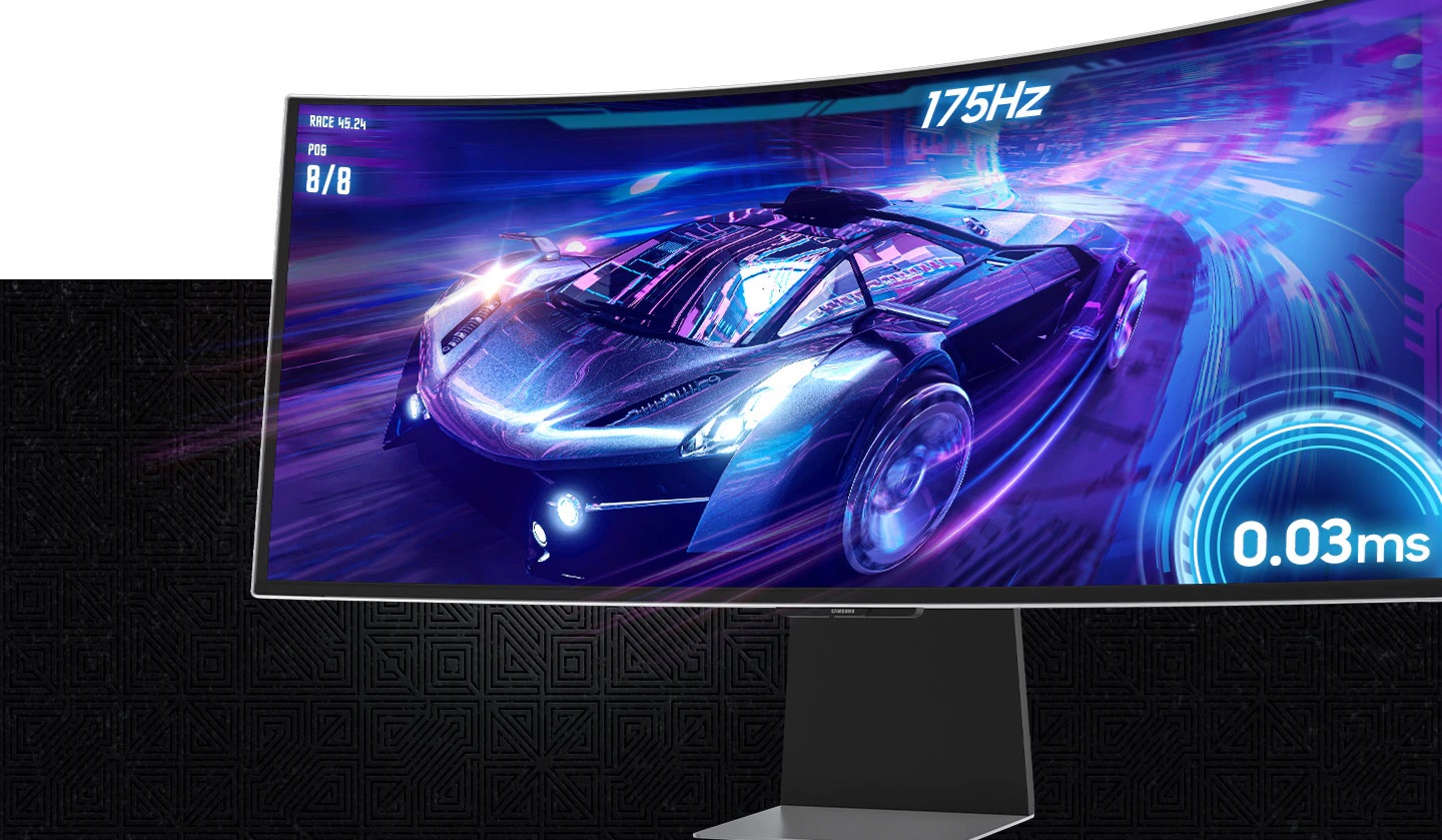 34 LED monitor SAMSUNG Odyssey OLED G8 G855D34 stříbný silver