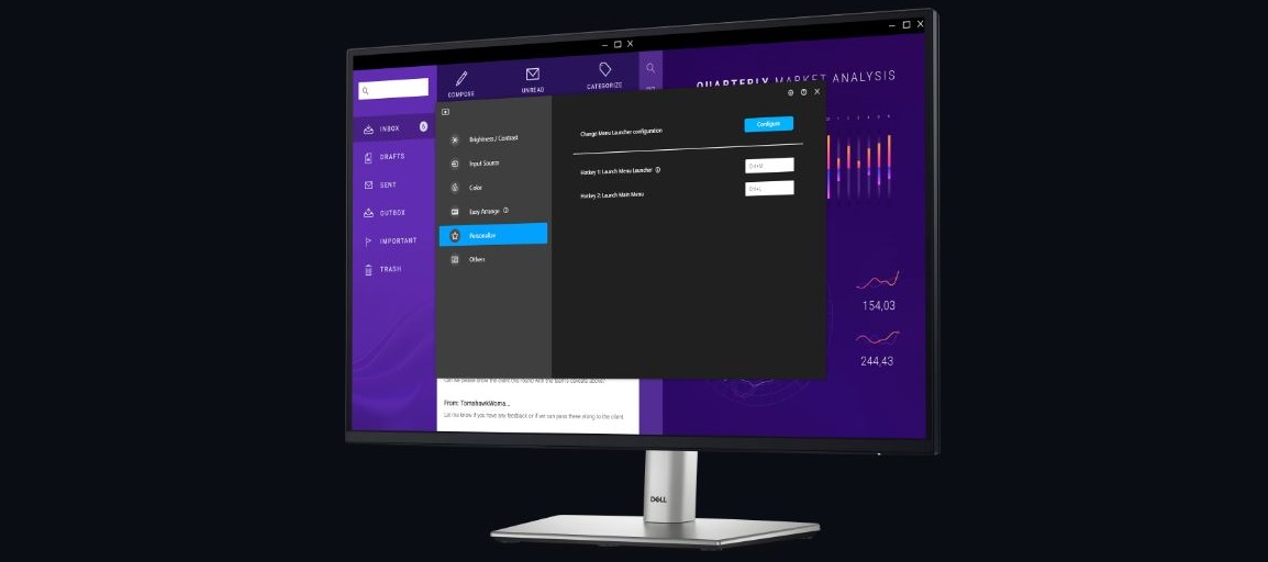 27 LED monitor s dokováním DELL P2725HE