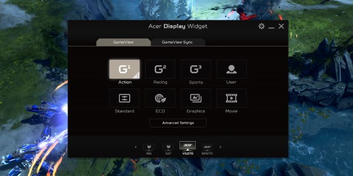 27 LED monitor ACER Nitro XV272U 27 IPS černý black