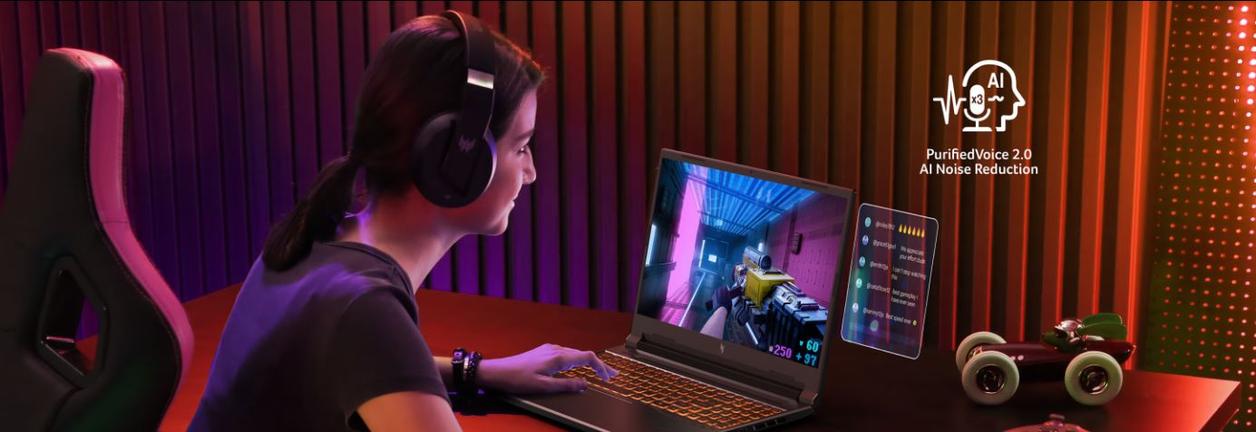 Herní notebook ACER Nitro V 16 ANV1641R7CK černý black