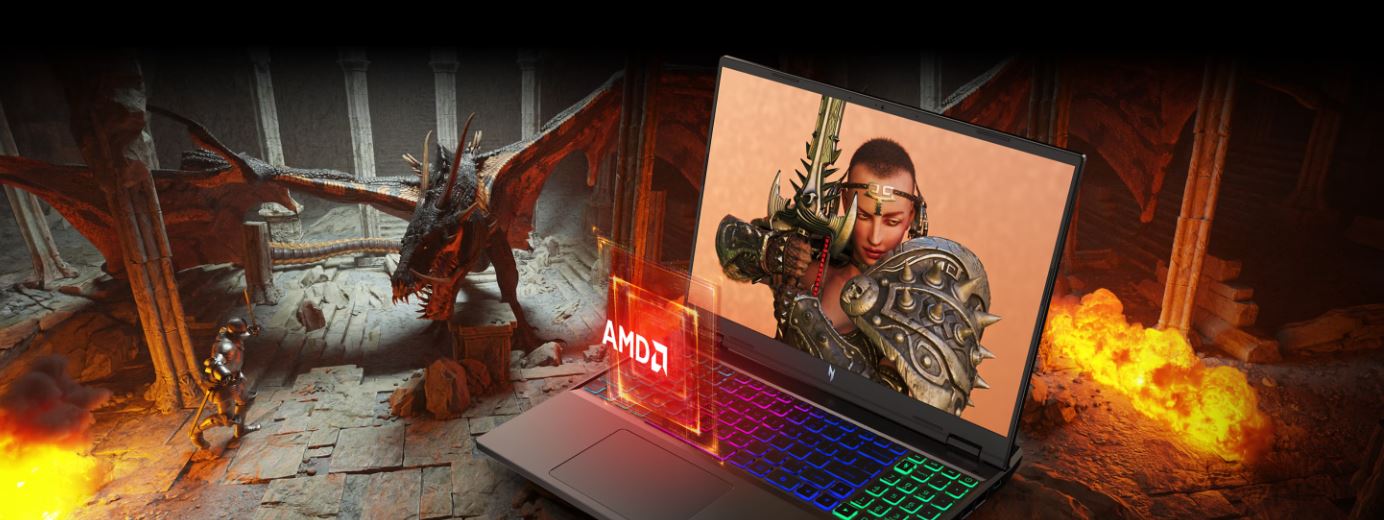 Herní notebook ACER Nitro 16 AN1642R9D6 černý black