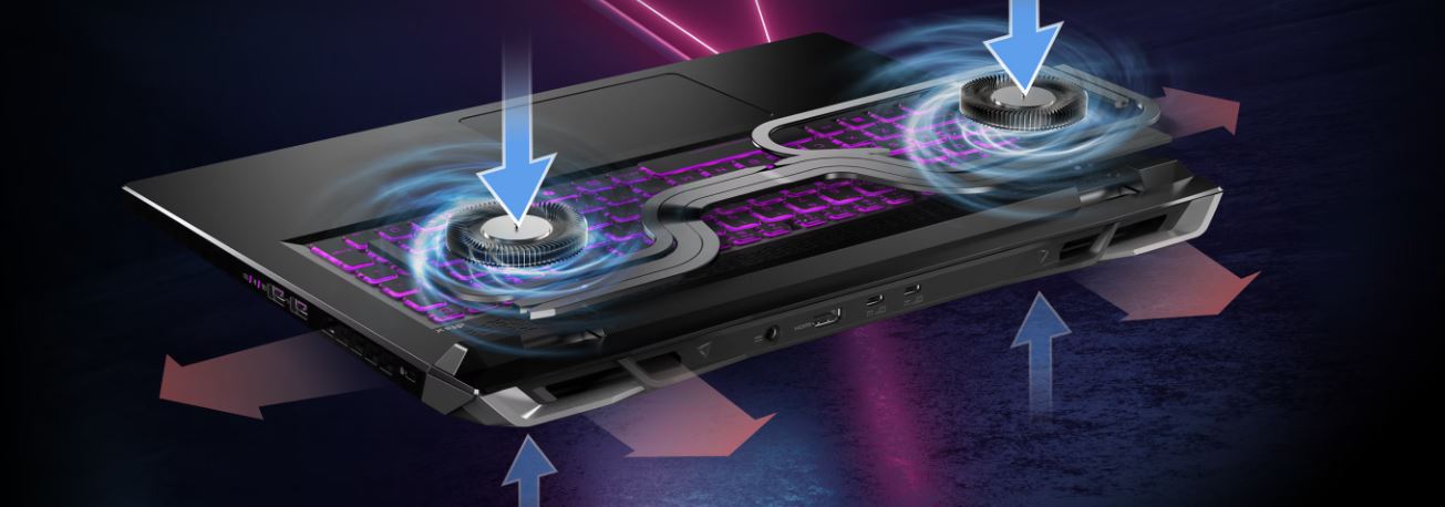 Herní notebook ACER Nitro 17  AN1742R0X0 černý black