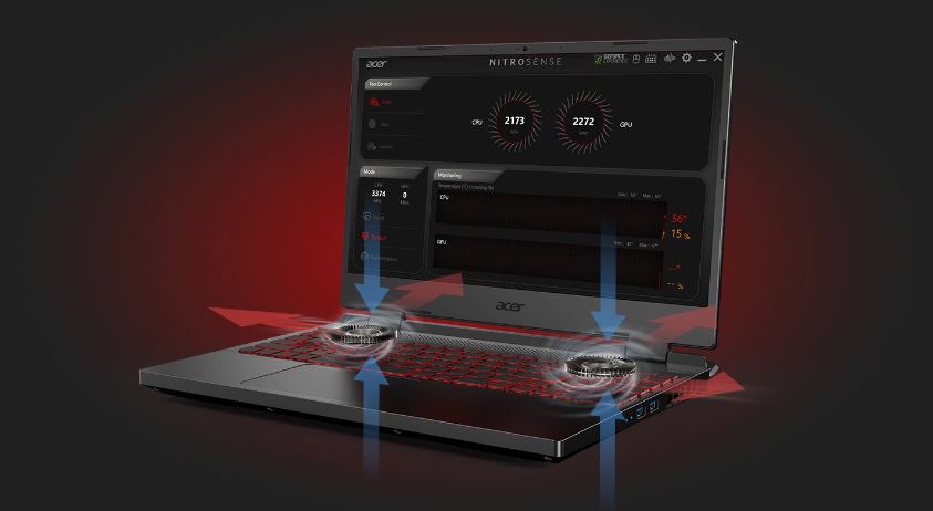 Herní notebook ACER Nitro 5 AN51558977W černý black