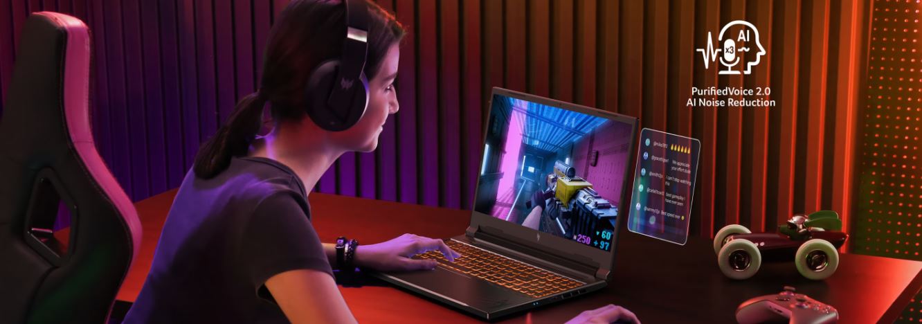 Herní notebook ACER Nitro V 16 ANV1641R0Z9 černý black