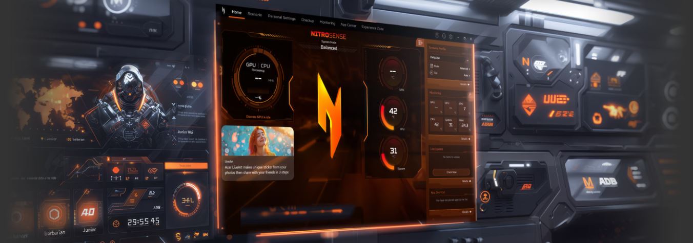 Herní notebook ACER Nitro V 15 ANV155193HH černý black