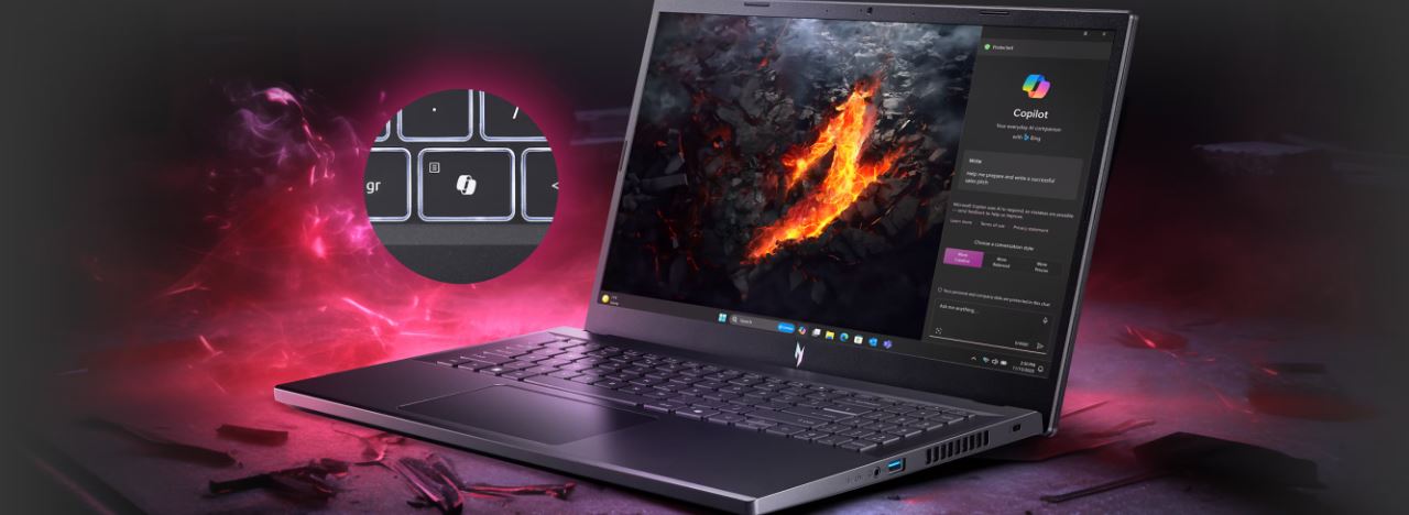 Herní notebook ACER Nitro V 15 ANV1541R0DG černý black