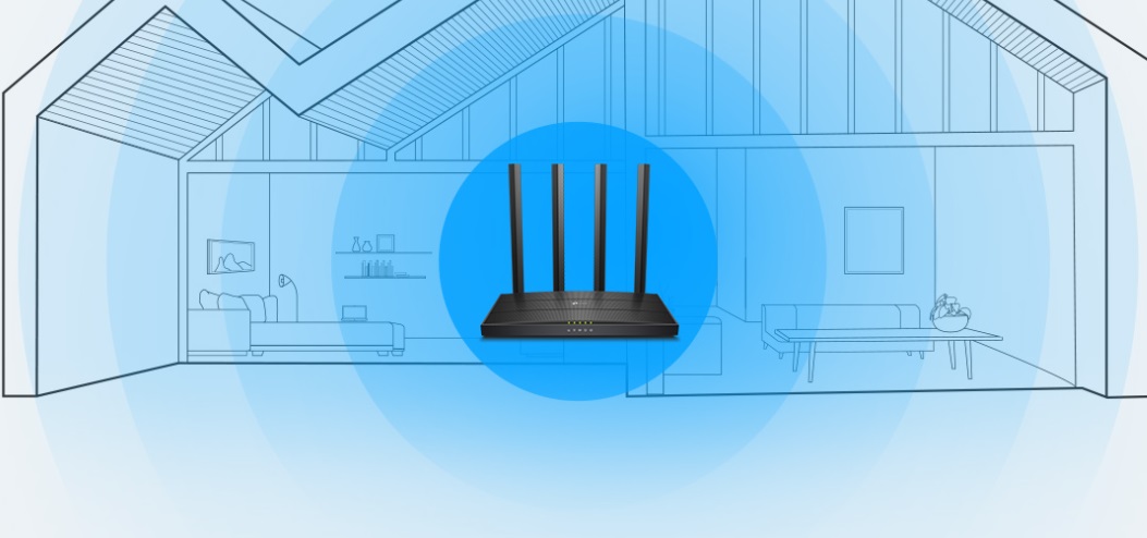 Wifi router TPLINK Archer A6 AC1200 WiFi DualBand