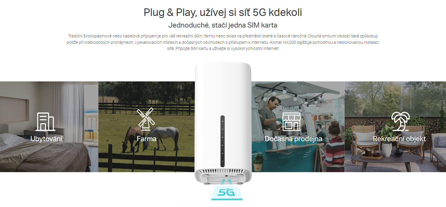 Wifi router TPLINK Archer NX200 AX1800 5G