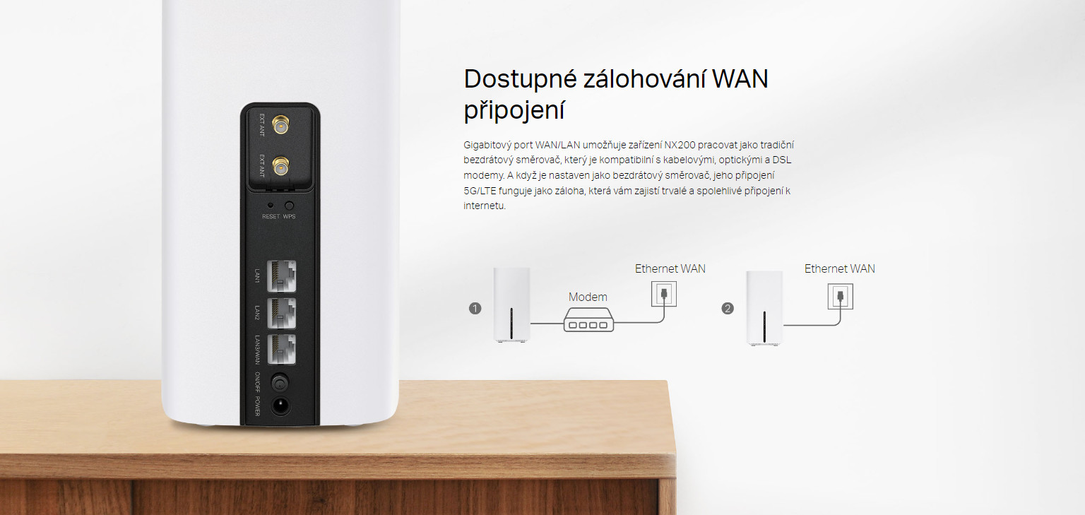 Wifi router TPLINK Archer NX200 AX1800 5G