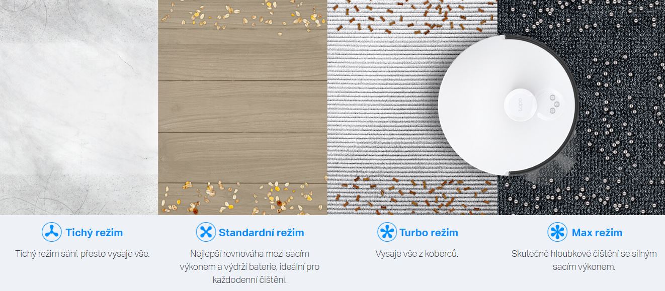 Robotický vysavač TPLINK Tapo RV30 Robot Vacuum Cleaner
