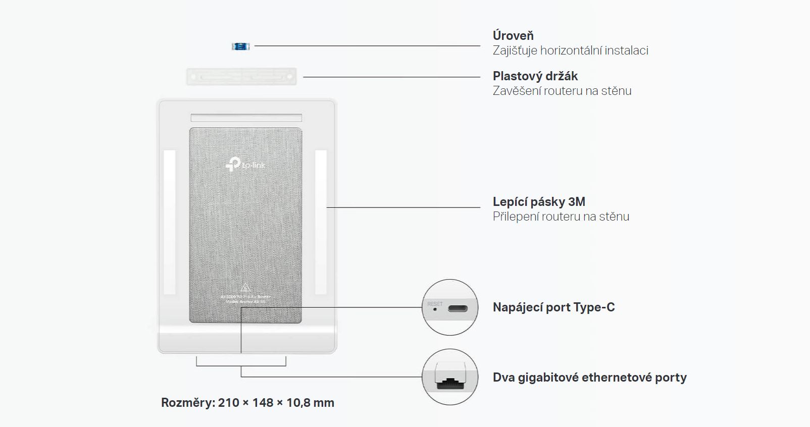 Wifi router TPLINK Archer Air R5 AX3000 WiFi6