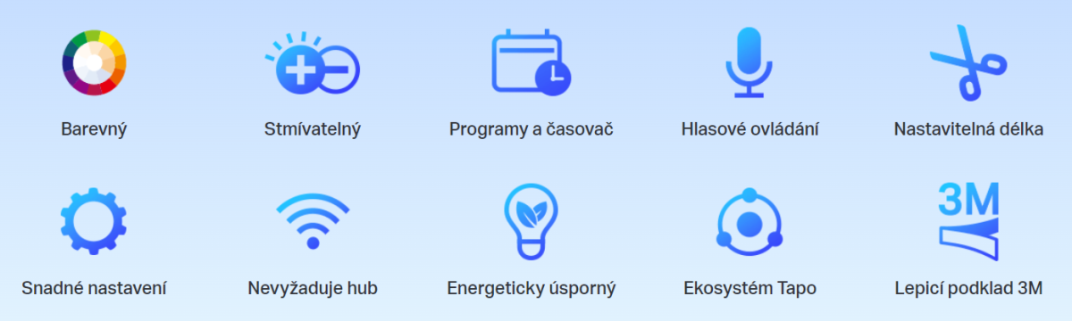 LED WiFi pásek TPLINK Tapo L90010