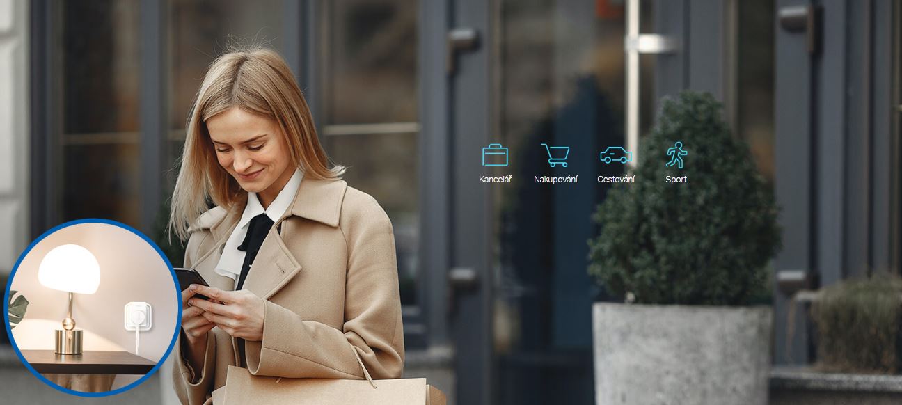 Chytrá WiFi zásuvka TPLINK Tapo P100M EU